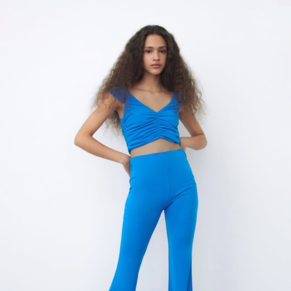 Blue Zara top!